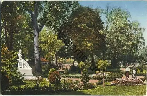 Meran - Marie Valerie Anlagen mit Kaiserin Elisabeth Denkmal - Verlag Gerstenberger & Müller Bozen