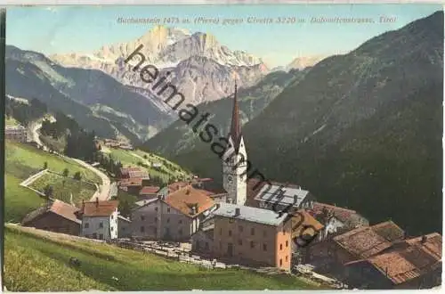 Buchenstein Pieve - Civetta - Dolomitenstrasse - Verlag Josef Werth Toblach