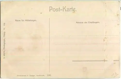 Dürrensee mit Monte Cristallo - Piz Popena - Verlag J. Werth Olang