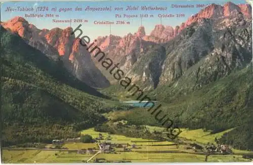 Neu-Toblach - Ampezzotal - Nasswand - Verlag Josef Werth Toblach