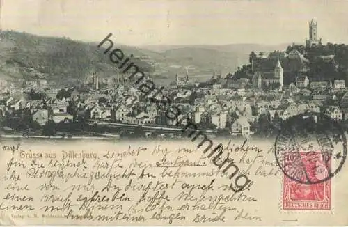 Dillenburg - Verlag M. Weidenbach Dillenburg - gel. 1904