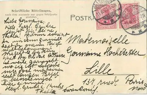 Dillenburg - Wilhelmsturm - Löwengrube - Verlag M. Weidenbach Dillenburg gel. 1905