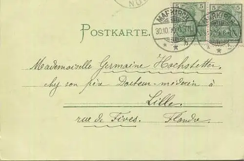Markirch - Sainte-Marie-aux-Mines - Alter Marktplatz - gel. 1900