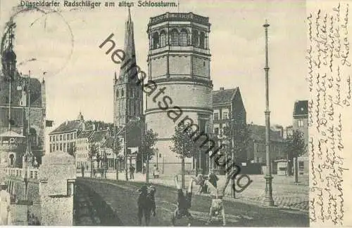 Düsseldorf - Alter Schlossturm gel. 1903