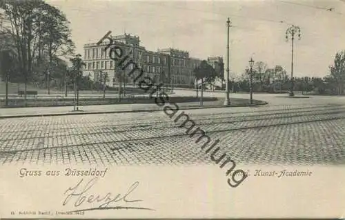 Düsseldorf - Kunstakademie - Verlag O. Schleich Dresden gel. 1904