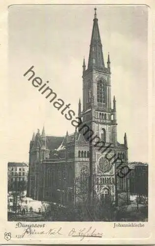 Düsseldorf - Johanniskirche gel. 1902