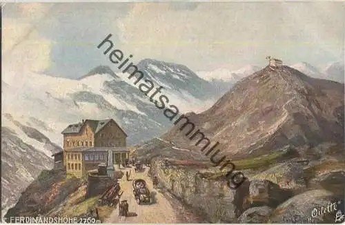 Ferdinandshöhe - signiert Carl Schulze - Verlag Johann F. Ammon Bozen