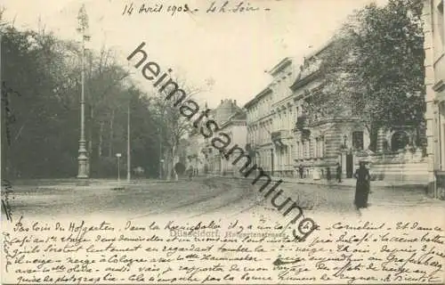 Düsseldorf - Hofgartenstrasse - Verlag Zedler & Vogel Darmstadt gel. 1913