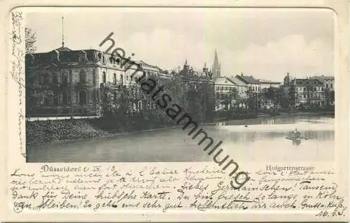 Düsseldorf - Hofgartenstrasse gel. 1903