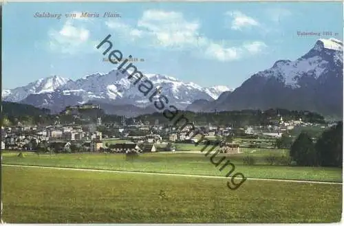 Salzburg von Maria Plain - Verlag Purger & Co München