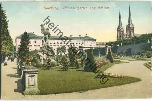 Salzburg - Mirabellgarten - Schloss - Verlag Purger & Co München