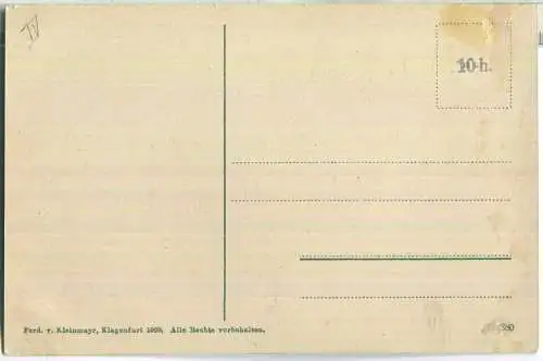 Lienz - Spitzkofel - Verlag Ferd. v. Kleinmayr Klagenfurt 1909
