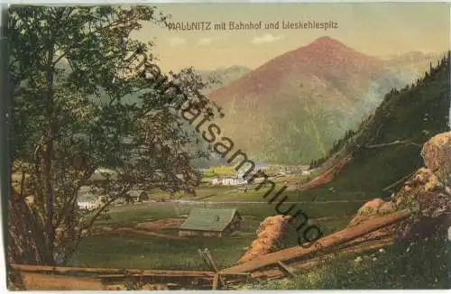 Mallnitz - Bahnhof - Lieskehlespitz - Verlag Caspar & Polting Villach 1910