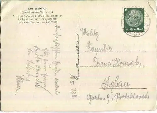Oberhausen-Osterfeld - Waldhof - Inhaber Otto Duddeck