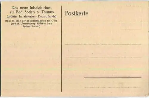 Bad Soden - Inhalatorium - System Kreisel - ohne Verlagsangabe