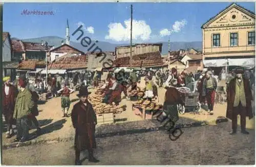 Sarajevo - Marktszene - Verlag Daniel A. Kajon Sarajevo