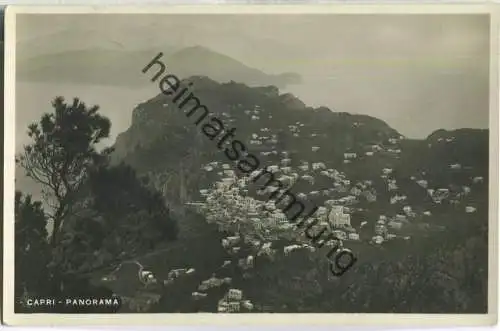 Capri - Panorama - Foto-Ansichtskarte - Verlag Vincenzo Carcavallo Napoli