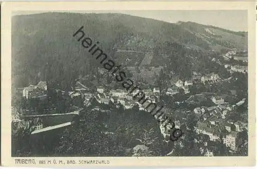Triberg - Gesamtansicht - Verlag Gebr. Metz Tübingen