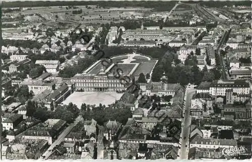 Rastatt - Fliegeraufnahme - Schlossanlage mit der Innenstadt - Foto-Ansichtskarte - Verlag Cramers Kunstanstalt Dortmund