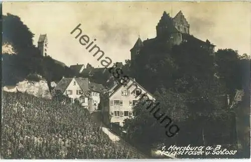 Meersburg - Steigstrasse - Schloss - Foto-Ansichtskarte - Verlag Zacharias Marschall Meersburg