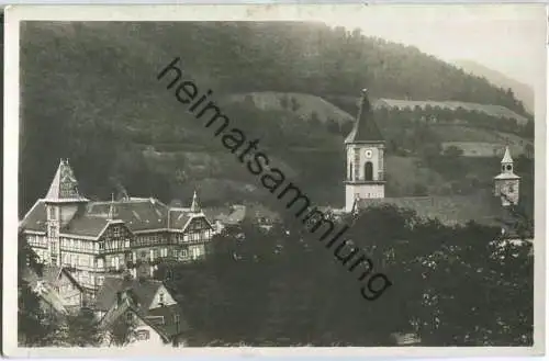 Bad Peterstal - Hotel Schlüsselbad - Foto-Ansichtskarte - Verlag Karl G. Peters Wiesbaden