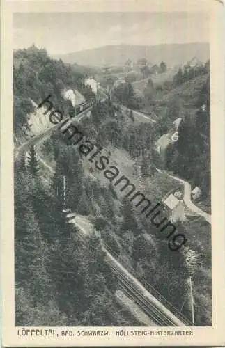 Löffeltal - Bahn Höllsteig-Hinterzarten - Verlag Gebr. Metz Tübingen