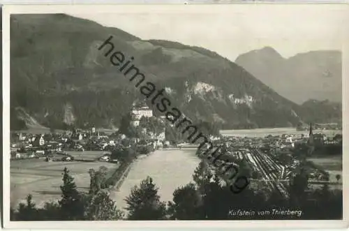 Kufstein vom Thierberg - Foto-Ansichtskarte - Photohaus Seissl Kufstein