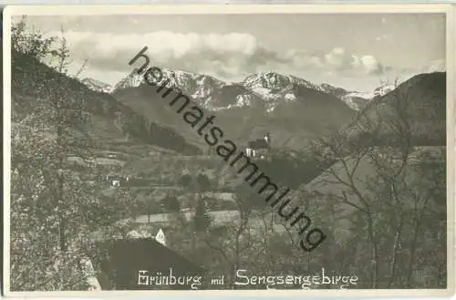Grünburg - Sengsengebirge - Foto-Ansichtskarte - Verlag Franz Mayr Grünburg