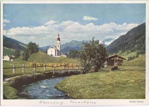 Obernberg am Brenner - Kirche - Foto Johann König - Verlag Carl Werner Reichenbach