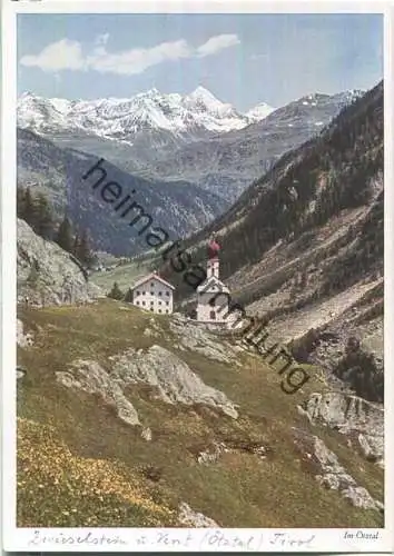 Vent - Zwieselstein - Foto Gebert - Verlag Carl Werner Reichenbach