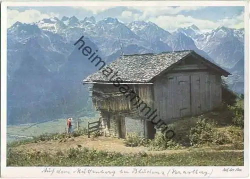 Muttersberg bei Bludenz- Foto E. Heinemann - Verlag Carl Werner Reichenbach