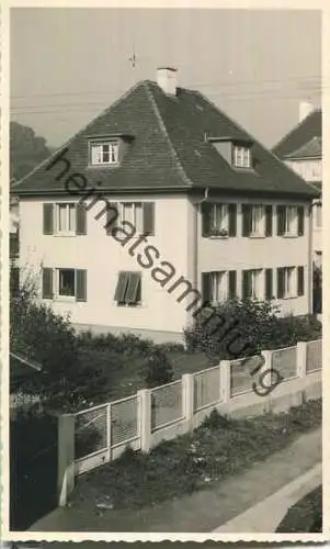Lahr - Haus Langenwegle 3 - private Foto-AK - ca. 50er Jahre