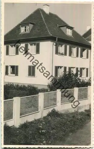 Lahr - Haus Langenwegle 3 - private Foto-AK - ca. 50er Jahre