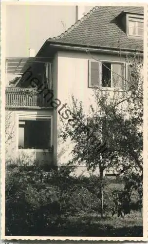 Lahr - Haus Langenwegle 3 Hinterseite - private Foto-AK - ca. 50er Jahre