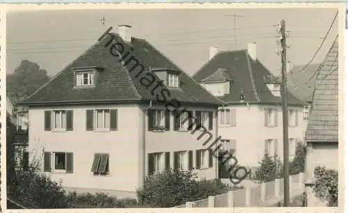 Lahr - Häuser Langenwegle - private Foto-AK - ca. 50er Jahre