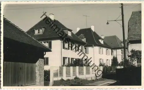 Lahr - Häuser Langenwegle - private Foto-AK - ca. 50er Jahre