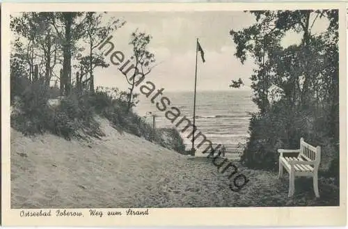 Poberow - Weg zum Strand - Verlag Geyer & Co Breslau