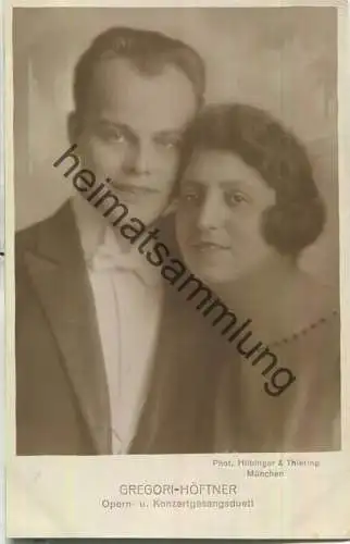 Gregori - Höftner - Opern- und Konzertgesangsduett - Verlag Hilbinger & Thiering München