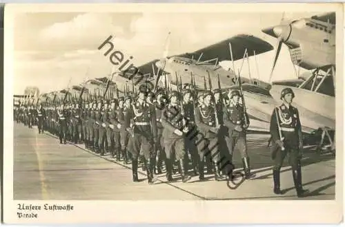 Unsere Luftwaffe - Parade - Foto-Ansichtskarte - Verlag Gebr. Metz Tübingen*