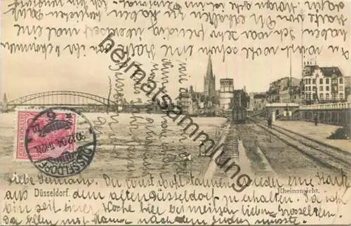 Düsseldorf - Rhein gel. 1904