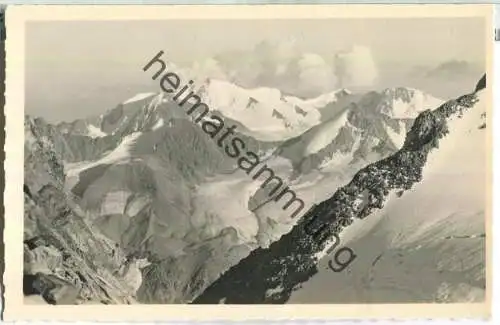 Blick vom Guslarjoch auf den Kreuzkamm - Mutmalspitze - Foto-Ansichtskarte - Verlag Lohmann-Photo Seefeld