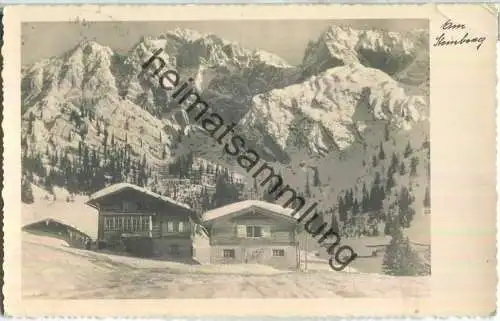 Am Steinberg - Kaindlhütte - Foto-Ansichtskarte - Verlag E. Sagert Kufstein