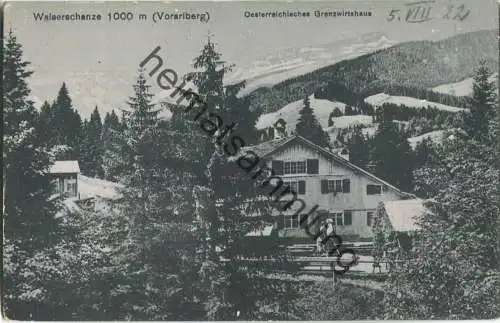Walserschanz - Österreichisches Grenzwirtshaus - Verlag Ludw. Pfleghaar Sonthofen 20er Jahre