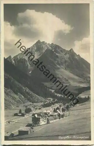 Gargellen - Ritzenspitzen - Foto-Ansichtskarte - Silvrettaverlag Otto Steiner Schruns 1935