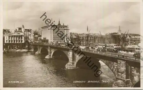 London - Bridge - Foto-AK gel. 1934