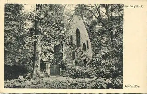 Lindow - Klosterruine - Verlag Paul Kitzing Neuruppin gel. 1941