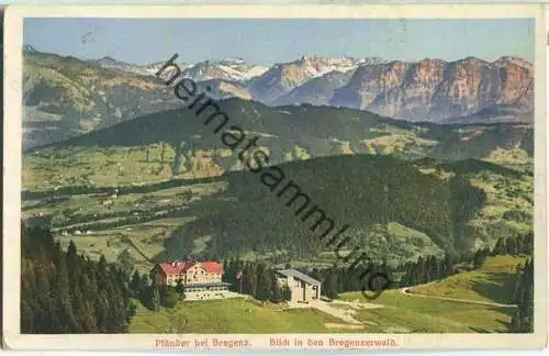Pfänder bei Bregenz - Blick in den Bregenzerwald - Verlag Risch-Lau Bregenz