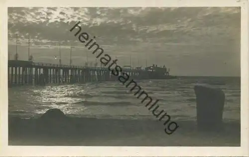 Misdroy - Seebrücke - Foto-AK - Verlag Otto Lehmann Bitsch