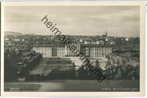 Wien - Schönbrunn - Foto-Ansichtskarte - Verlag Postkarten Industrie AG Wien