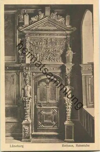Lüneburg - Rathaus - Ratsstube - Verlag Heinr. Everding Lüneburg